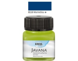 Tinta Javana p/seda, Frs. c/50 ml. Azul Marinho