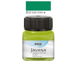 Tinta Javana p/seda, Frs. c/50 ml. Verde Escuro