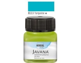 Tinta Javana p/seda, Frs. c/50 ml. Turquesa