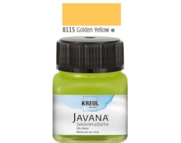 Tinta Javana p/seda, Frs. c/50 ml. Amarelo Ouro