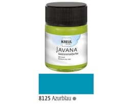 Tinta Javana p/seda, Frs. c/50 ml. Azul Azure