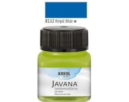 Tinta Javana p/seda, Frs. c/50 ml. Azul Real