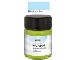 Tinta Javana p/seda, Frs. c/50 ml.Azul Pastel
