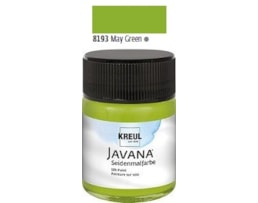 Tinta Javana p/seda, Frs. c/50 ml. Verde Maio