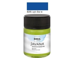 Tinta Javana p/seda, Frs. c/50 ml. Azul Escuro