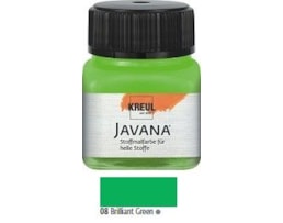 Tinta Javana tecidos claros, 20ml. 08-Verde Brilho