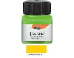 Tinta Javana tecidos claros, 20ml. 12-Amarelo Ouro