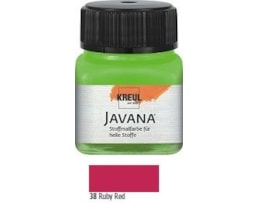 Tinta Javana tecidos claros, 20ml. 38-Vernelho Ruby