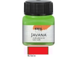 Tinta Javana tecidos claros, 20ml. 41-Vermelho