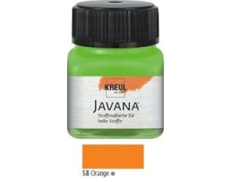 Tinta Javana tecidos claros, 20ml. 58-Laranja