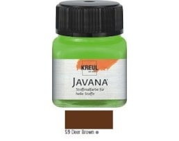 Tinta Javana tecidos claros, 20ml. 59-Castanho