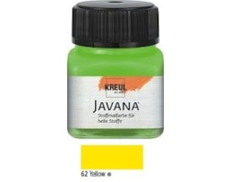 Tinta Javana tecidos claros, 20ml. 62-Amarelo
