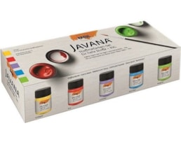Tinta Javana tecidos claros, Set c/ 5X50ml
