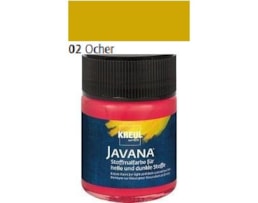 Tinta Javana tecidos claros, 50ml. 02-Ocre