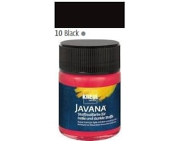 Tinta Javana tecidos claros, 50ml. 10-Preto