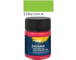 Tinta Javana tecidos claros, 50ml. 13-Verde Maio