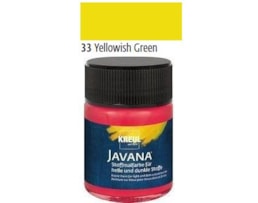 Tinta Javana tecidos claros, 50ml. 33-Am.Esverdeado