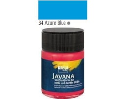 Tinta Javana tecidos claros, 50ml. 34-Azul Azure