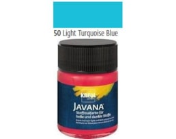 Tinta Javana tecidos claros, 50ml. 50-Turquesa Claro