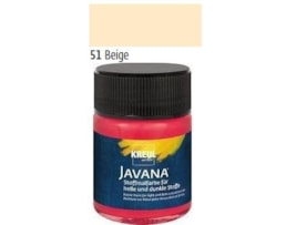 Tinta Javana tecidos claros, 50ml. 51-Bege