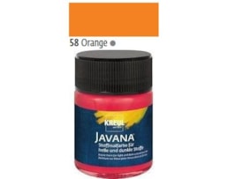 Tinta Javana tecidos, 50ml. 58-Laranja