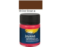 Tinta Javana tecidos, 50ml. 59-Castanho