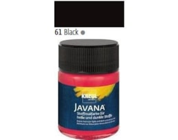 Tinta Javana tecidos, 50ml. 61-Preto