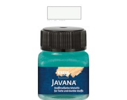 Tinta Javana, Textil, metálico, 20ml, 01-Branco