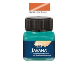 Tinta Javana, Textil, metálico, 20ml, 15-Ouro Bronze
