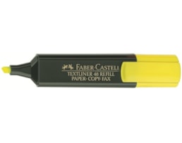 Marcador Faber-Castell Fluorescente Ref.48 Amarelo