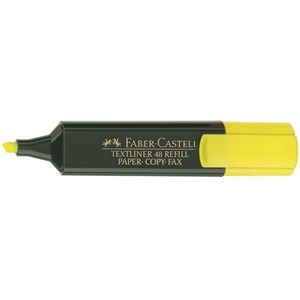 Marcador Faber-Castell Fluorescente Ref.48 Amarelo