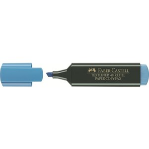 Marcador Faber-Castell Fluorescente Ref.48 Azul