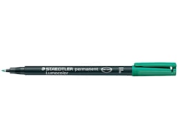 Marcador Staedtler Acetato Lumocolor 318 Fino Verde