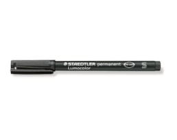Marcador Staedtler Acetato Lumocolor 313-9 Superfino Preto