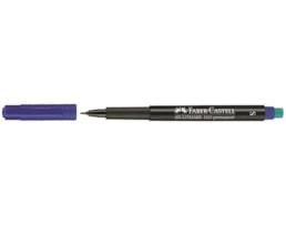 Marcador Faber Ref.1523 S  p/ Acetato Oh-Lux, Azul