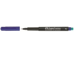 Marcador Faber Ref.1513 F  p/ Acetato Oh-Lux, Azul