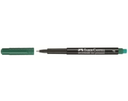 Marcador Faber Ref.1513 F  p/ Acetato Oh-Lux, Verde