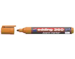 Marcador Edding 360 p/ Quadro Branco, Laranja