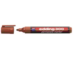 Marcador Edding 300 Castanho