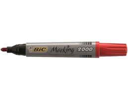 Marcador BIC Grosso Marking 2000 Permanente Encarnado