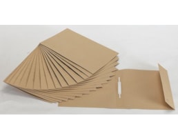 Dossier cartolina Kraft 250g Ancor, refª25 c/aba e ferragem