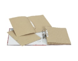 Dossier Cartolina Kraft 250g, Ancor 26 c/ ferragem e furação
