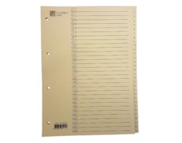 Indice Separador Kruzeiro office, A4, cartolina, 1 a 31