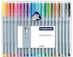 Marcador Staedtler Triplus Fino Refª334SB20 0.3mm