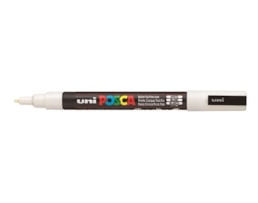 Marcador Uni Posca PC-3M, traço 0,9-1,3mm, Branco