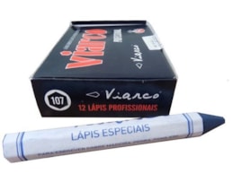 Làpis Viarco Hexagonal 12 cm Refª 107 Azul Cx. 12