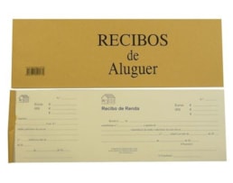 Livros Recibos Aluguer de Casa 100 fls