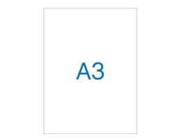 Etiquetas Apli Multiusos, 297X42mm, Cx.100 fls. A3 refª11352