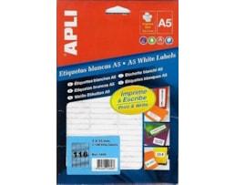 Etiquetas Apli A5 5X35MM refª 1856 c/1740 etiq.