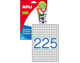 Etiquetas Apli A5 8X12MM refª 1857 c/3375 etiq.